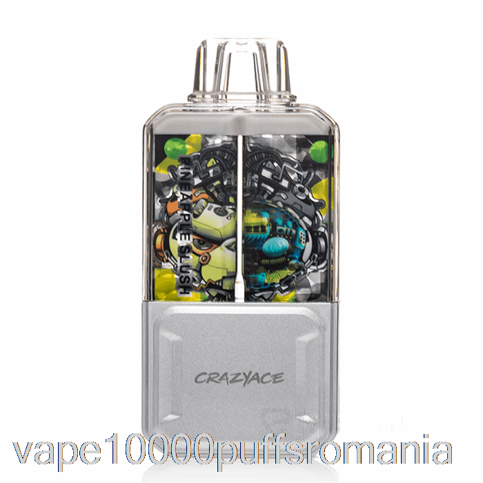 Vape Romania Crazyace B15000 Slush De Ananas De Unica Folosinta